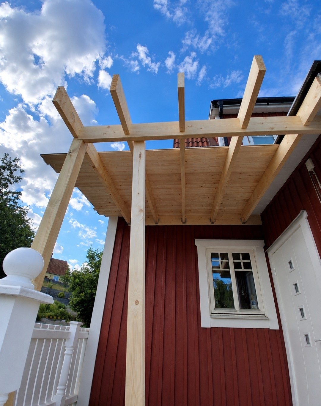 Entréparti före ombyggnaden i Upplands Väsby